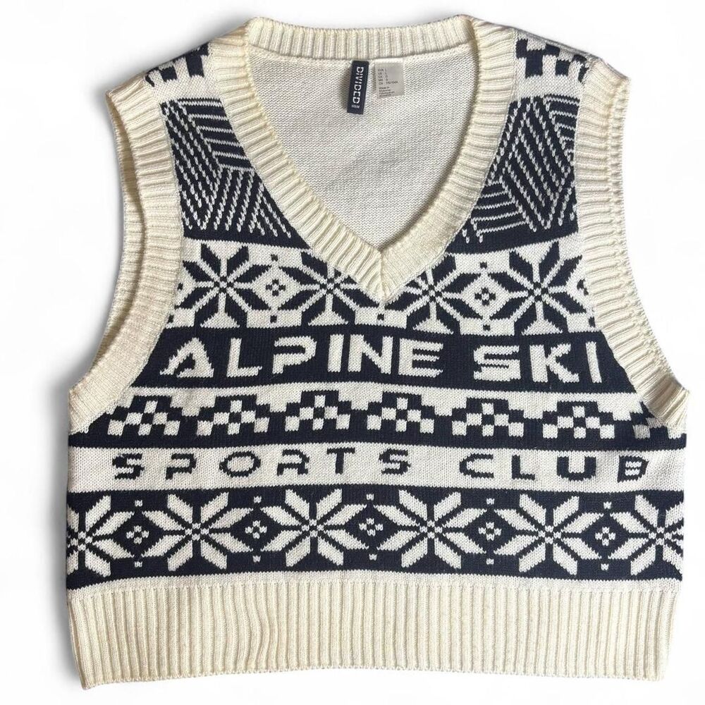 Alpine-design Men's White and Black Gilet
